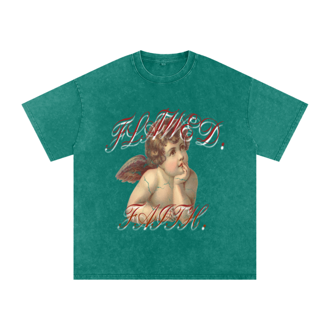 Thinking angel tee- 250 GSM